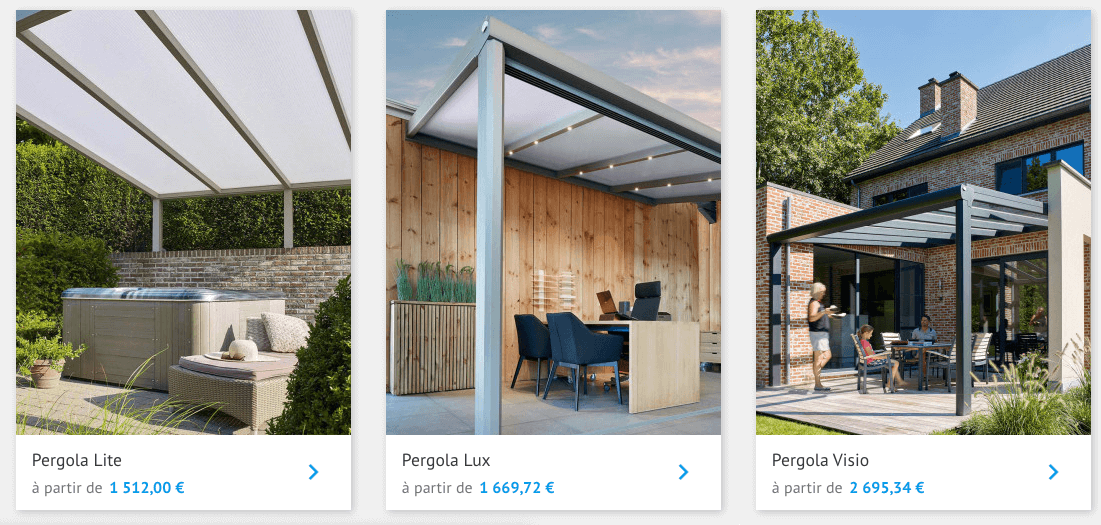 page produit site e-commerce ma pergola alu