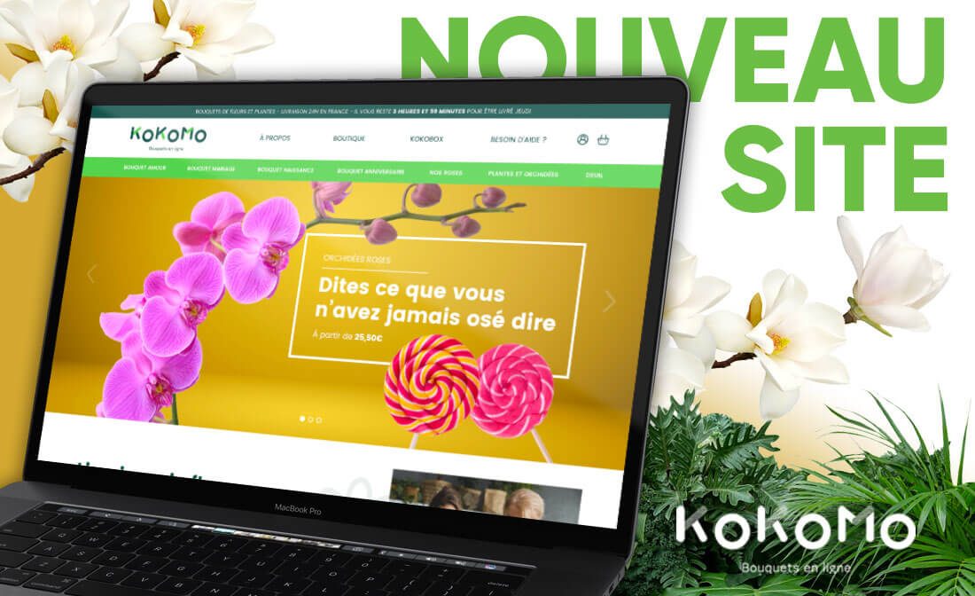 création site internet fleuriste en ligne