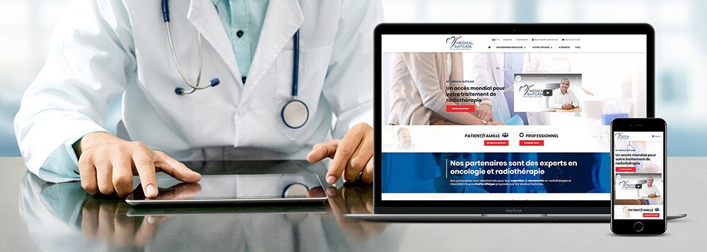 Site web design et responsive pour My Medical Suitcase