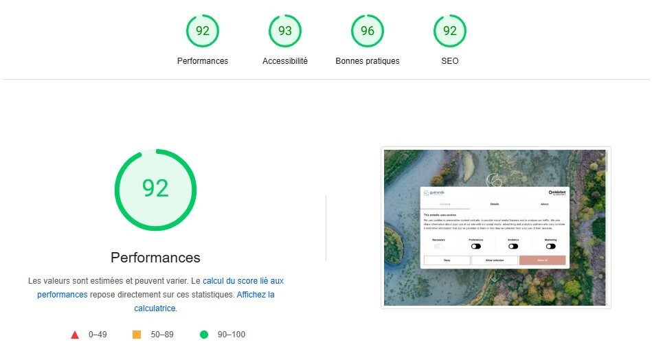 vitesse de chargement guerande